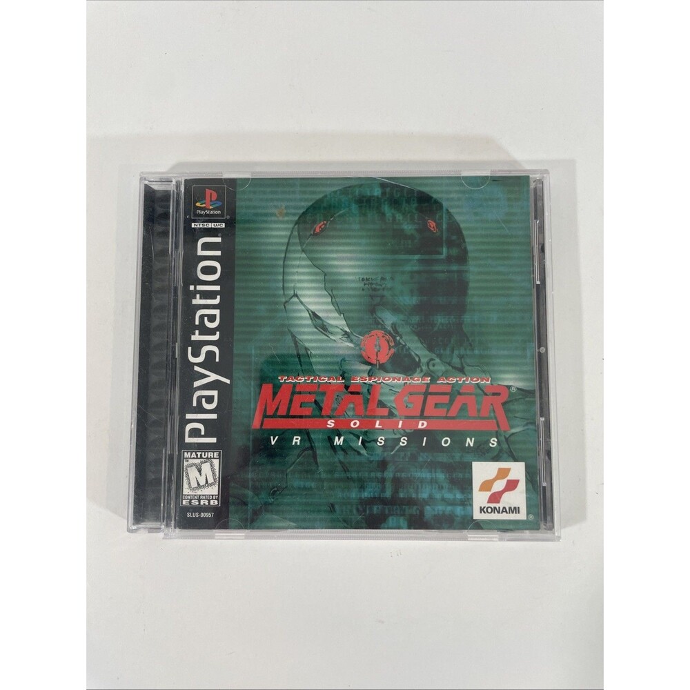 Konami Metal Gear Solid: VR Missions PS1 NTSC-U/C Manual Included Tested
